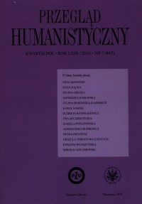 Przegląd humanistyczny 2019/2/465. - okładka książki