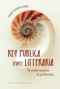 Res Publica (Post) Litteraria. - okładka książki
