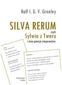 SILVA RERUM czyli Sylwia z Tweru - okładka książki