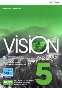 Vision 5 WB + online practice - okładka podręcznika