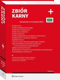 Zbiór karny PLUS 2020 - okładka książki