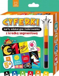 CYFERKI karty edukacyjne i kolorowanka - okładka książki