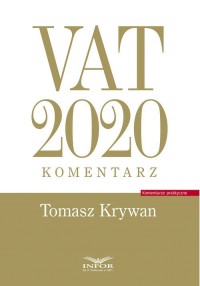 VAT 2020. Komentarz - okładka książki