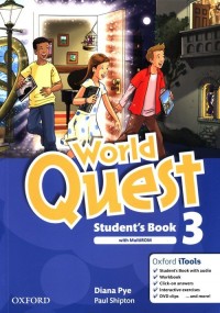 World Quest 3 Students Book witk - okładka podręcznika