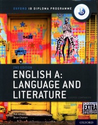 English A: Language and literature - okładka podręcznika