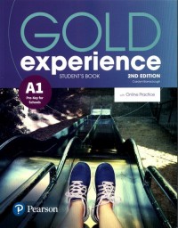 Gold Experience 2ed A1 SB + online - okładka podręcznika