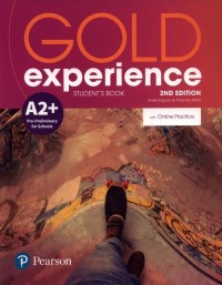 Gold Experience 2ed A2+ SB + online - okładka podręcznika
