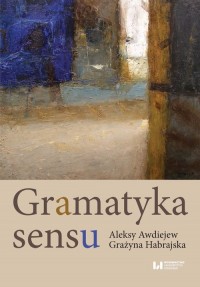 Gramatyka sensu - okładka książki