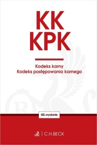 KK. KPK. Kodeks karny. Kodeks postępowania - okładka książki