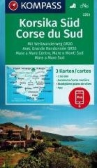 Mapa turystyczna. Korsyka cz. południowa. - okładka książki