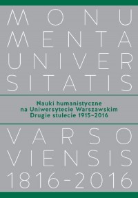 Nauki humanistyczne na Uniwersytecie - okładka książki
