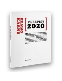 Prawo Karne Przepisy 2020 - okładka książki