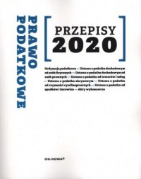 Prawo Podatkowe Przepisy 2020 - okładka książki