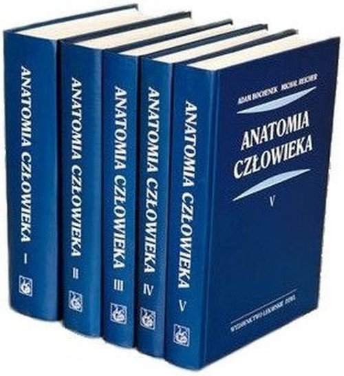 Anatomia Człowieka Tom 1-5. / Anatomia Człowieka Repetytorium. PAKIET ...