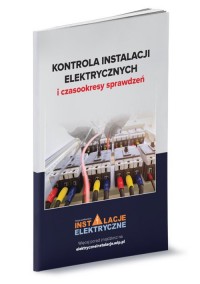 Kontrola instalacji elektrycznych - okładka książki