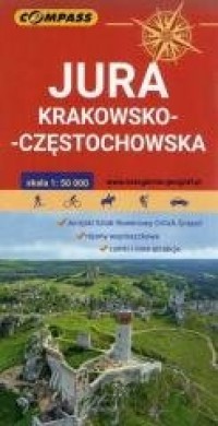 Mapa turystyczna - Jura Krakowsko-Częstochowska - okładka książki