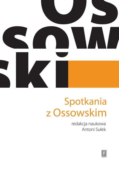 Spotkania z Ossowskim - okładka książki