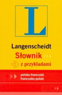 Słownik z przykładami polsko-francuski, - okładka książki