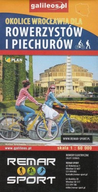 Okolice Wrocławia dla rowerzystów - okładka książki