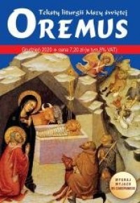 Oremus 12(291)/2020 teksty liturgii - okładka książki