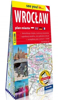 Wrocław plan miasta 1:22 500 - okładka książki