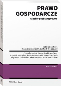 Prawo gospodarcze. Aspekty publicznoprawne - okładka książki