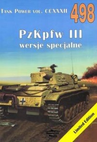 PzKpfw III wersje specjalne. Tank - okładka książki