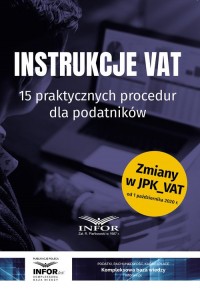 Instrukcje VAT. 15 praktycznych - okładka książki