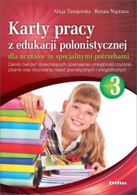 Karty pracy z edukacji polonistycznej - okładka książki