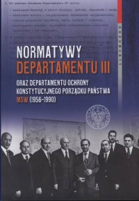 Normatywy Departamentu III oraz - okładka książki