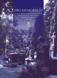 Pro Memoria IV. Profesorowie Uniwersytetu - okładka książki