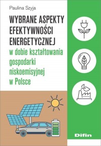 Wybrane aspekty efektywności energetycznej - okładka książki