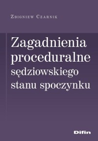 Zagadnienia proceduralne sędziowskiego - okładka książki