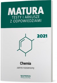 Chemia Matura 2021. Testy i arkusze. - okładka podręcznika
