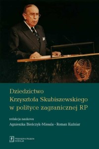 Dziedzictwo Krzysztofa Skubiszewskiego - okładka książki