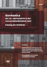 Germanica des 16 TOM 2 Jahrhunderts - okładka książki