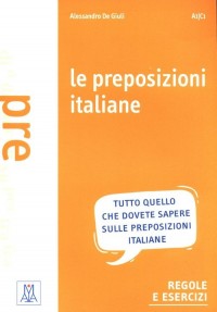 Le preposizioni italiane - okładka podręcznika