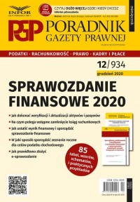 Sprawozdanie finansowe 2020. Poradnik - okładka książki