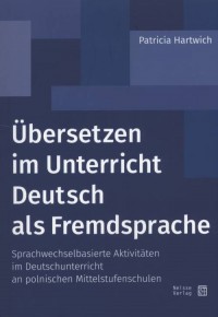 Übersetzen im Unterricht Deutsch - okładka książki