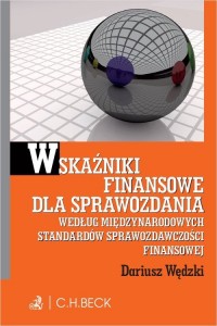 Wskaźniki finansowe dla sprawozdania - okładka książki