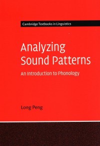 Analyzing Sound Patterns. An Introduction - okładka podręcznika