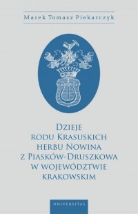 Dzieje rodu Krasuskich herbu Nowina - okładka książki
