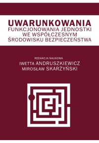 Uwarunkowania funkcjonowania jednostki - okładka książki