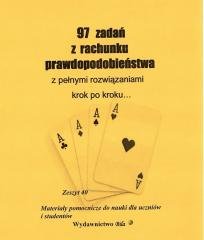 powiększ 97 zadań z rachunku prawdopodobieństwa - okładka książki