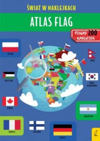 Atlas flag. Świat w naklejkach - okładka książki