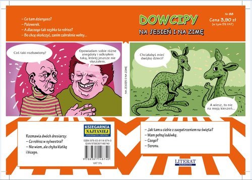 Dowcipy Na jesień i zimę - okładka książki
