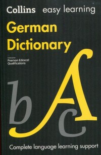 Easy learning german dictionary - okładka książki
