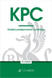 Kodeks postępowania cywilnego - okładka książki