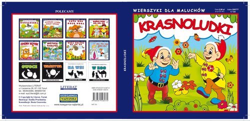 Krasnoludki. Wierszyki dla maluchów - okładka książki