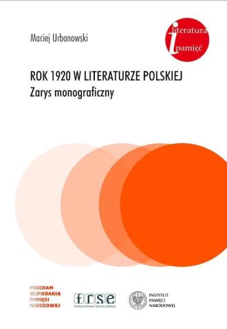 powiększ Rok 1920 w literaturze polskiej. - okładka książki